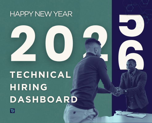 2026 technical hiring dashboard showing 7 hiring metrics