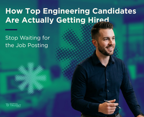 Engineering professional highlighting how top engineering candidates get hired before jobs are posted through recruiter networks and career visibility.
